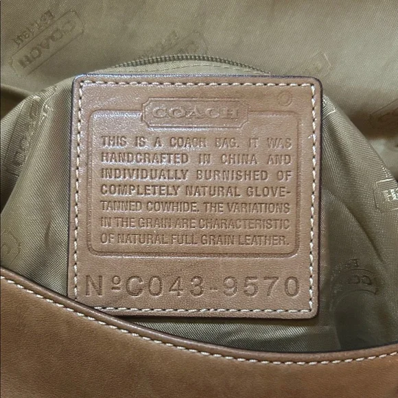 Coach Vintage Y2K leather camel flap bag - EUC - Picture 2 of 7